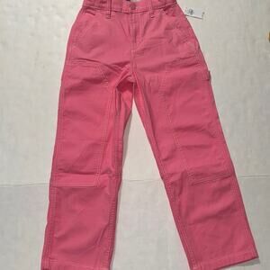 Old Navy Girls 10 Carpenter Pants Loose High Waisted School Everyday Lightweight